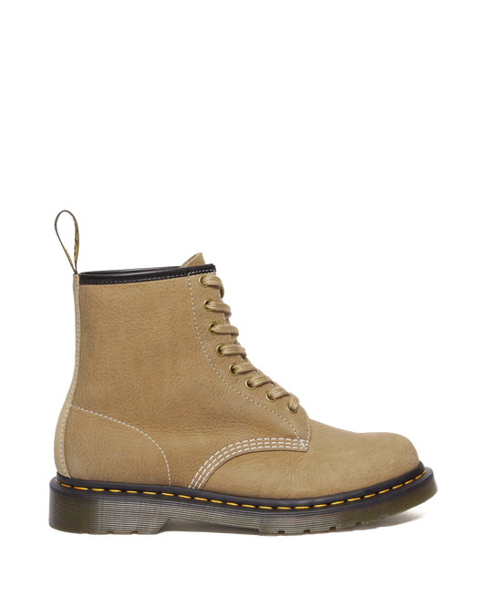 1460 Tumbled Nubuck Leather Lace Up Boots in Savannah Tan