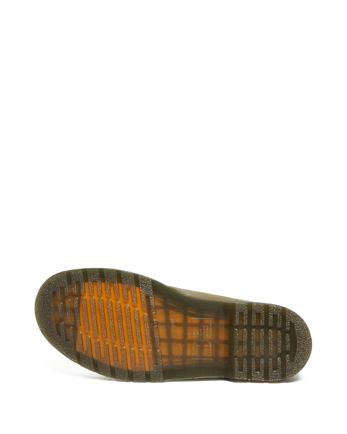 1461 Tumbled Nubuck Leather Oxford Shoes in Muted Olive
