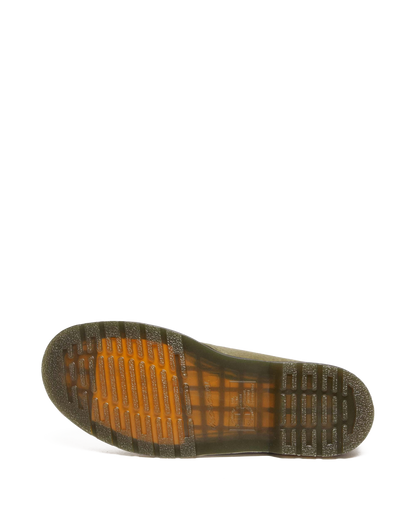 1461 Tumbled Nubuck Leather Oxford Shoes in Muted Olive