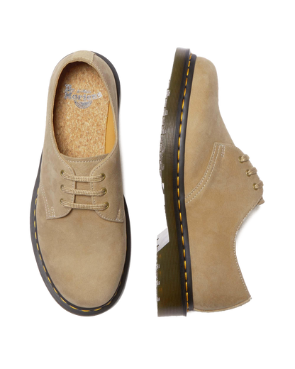 1461 Tumbled Nubuck Leather Oxford Shoes in Savannah Tan