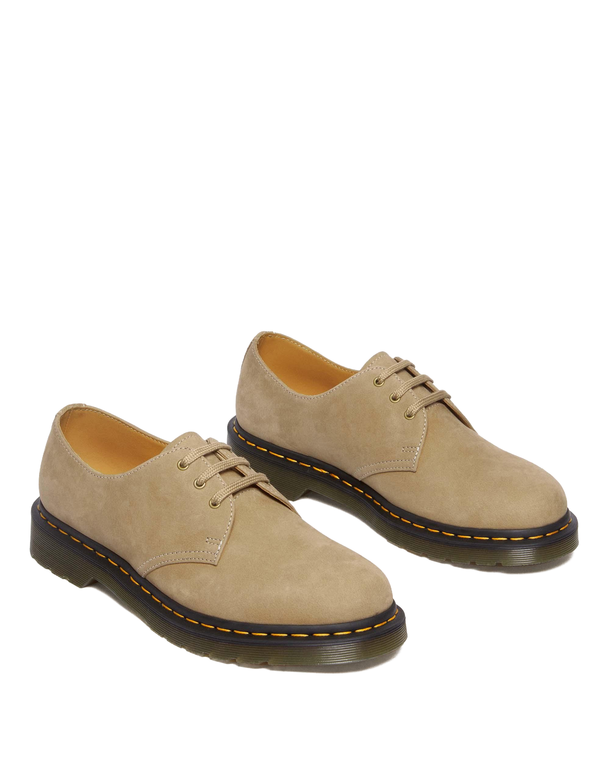 1461 Tumbled Nubuck Leather Oxford Shoes in Savannah Tan