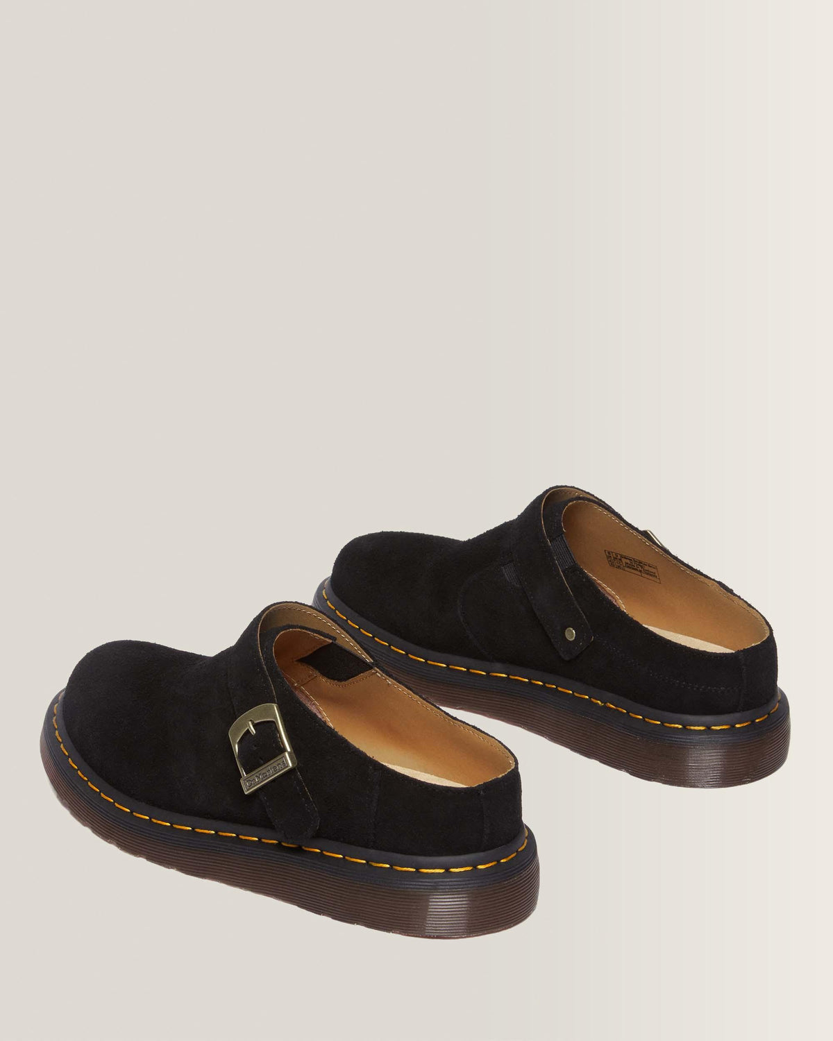 Isham Desert Oasis Suede Mules in Black
