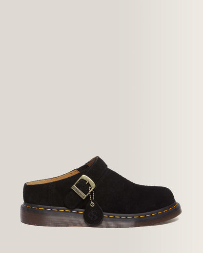 Isham Desert Oasis Suede Mules in Black