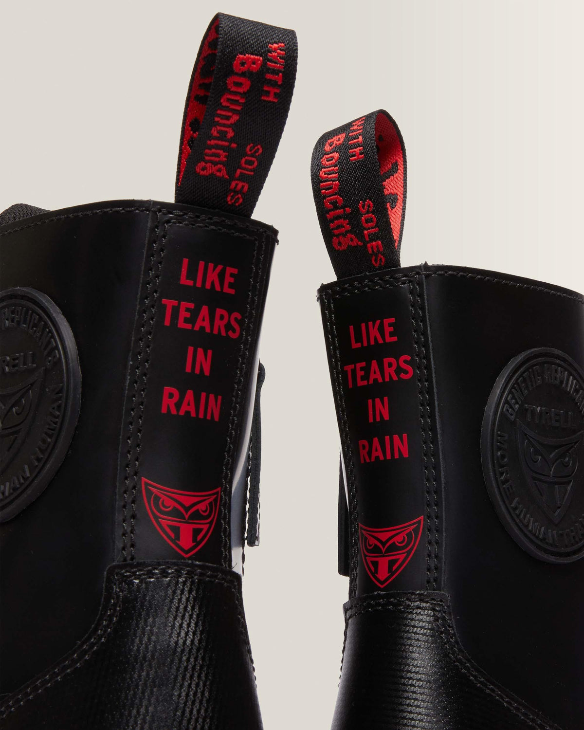 Jadon Boot WB Blade Runner Leather Platforms in Black