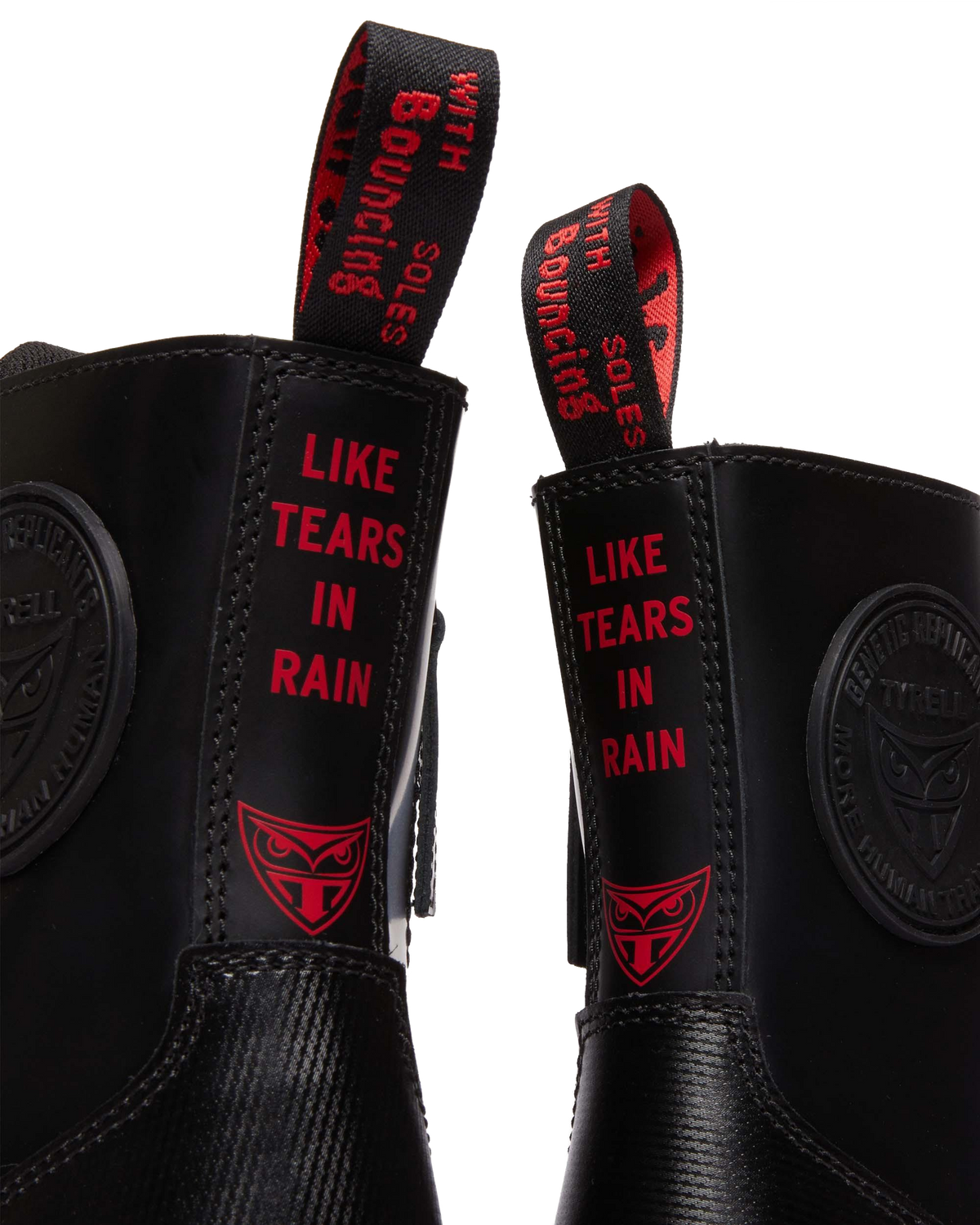 Jadon Boot WB Blade Runner Leather Platforms in Black