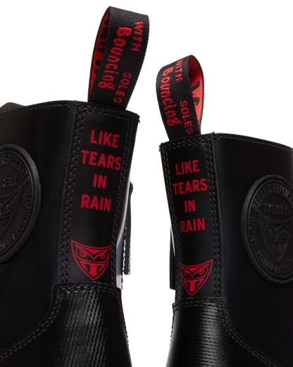 Jadon Boot WB Blade Runner Leather Platforms in Black
