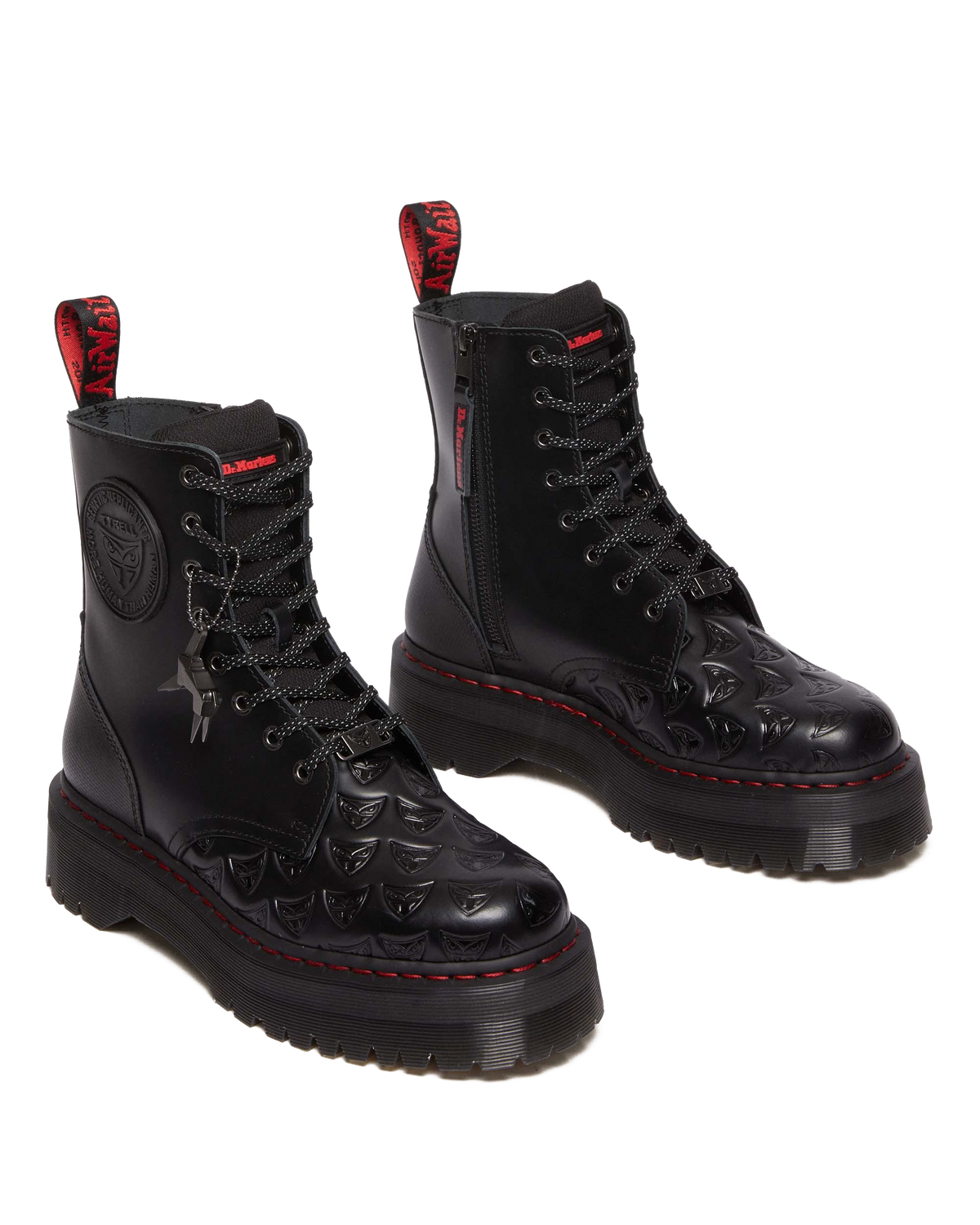 Jadon Boot WB Blade Runner Leather Platforms in Black