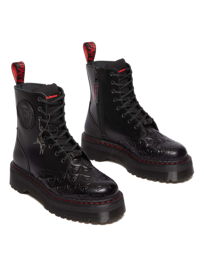 Jadon Boot WB Blade Runner Leather Platforms in Black