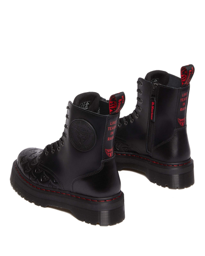 Jadon Boot WB Blade Runner Leather Platforms in Black