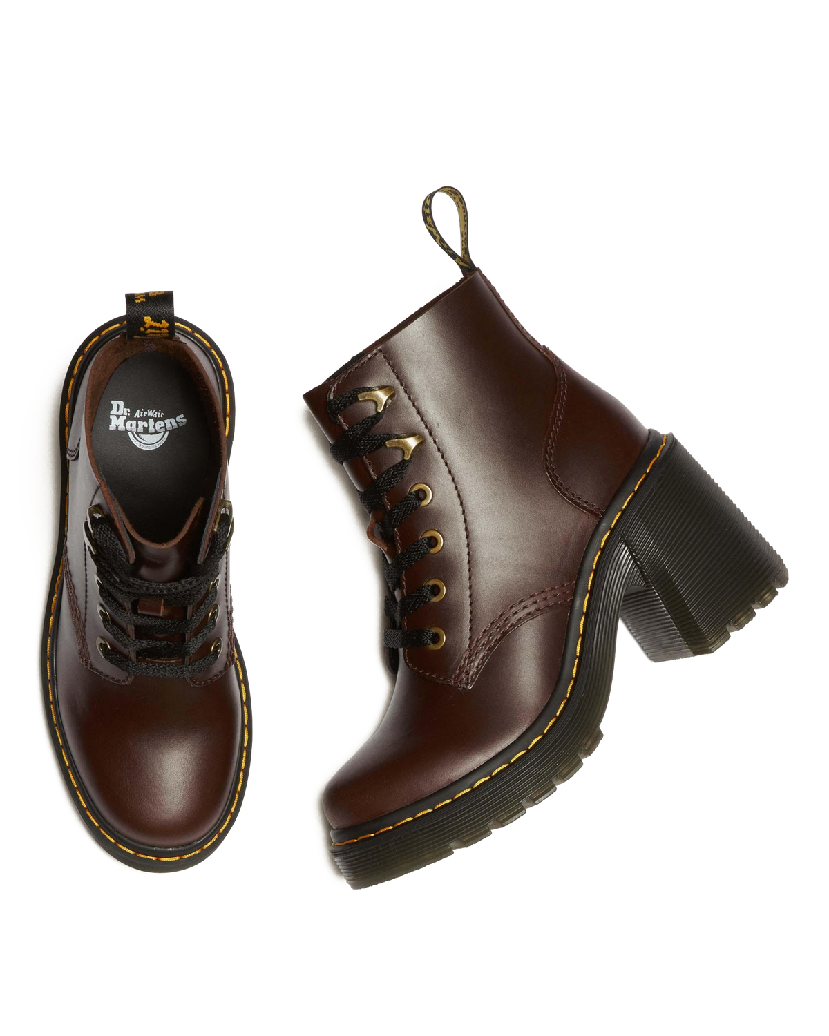 Jesy Dark Brown Classic Pull Up in Dark Brown