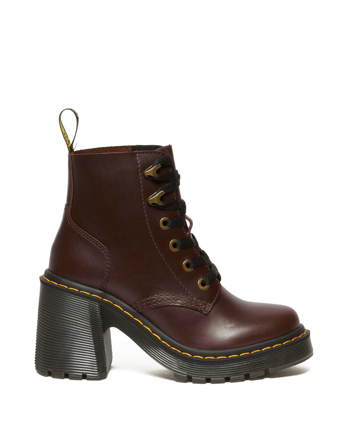 Jesy Dark Brown Classic Pull Up in Dark Brown