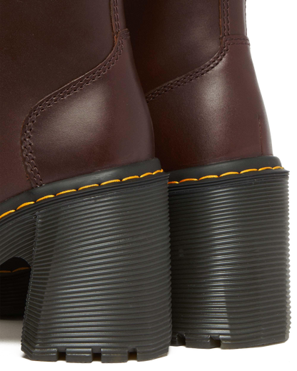 Jesy Dark Brown Classic Pull Up in Dark Brown