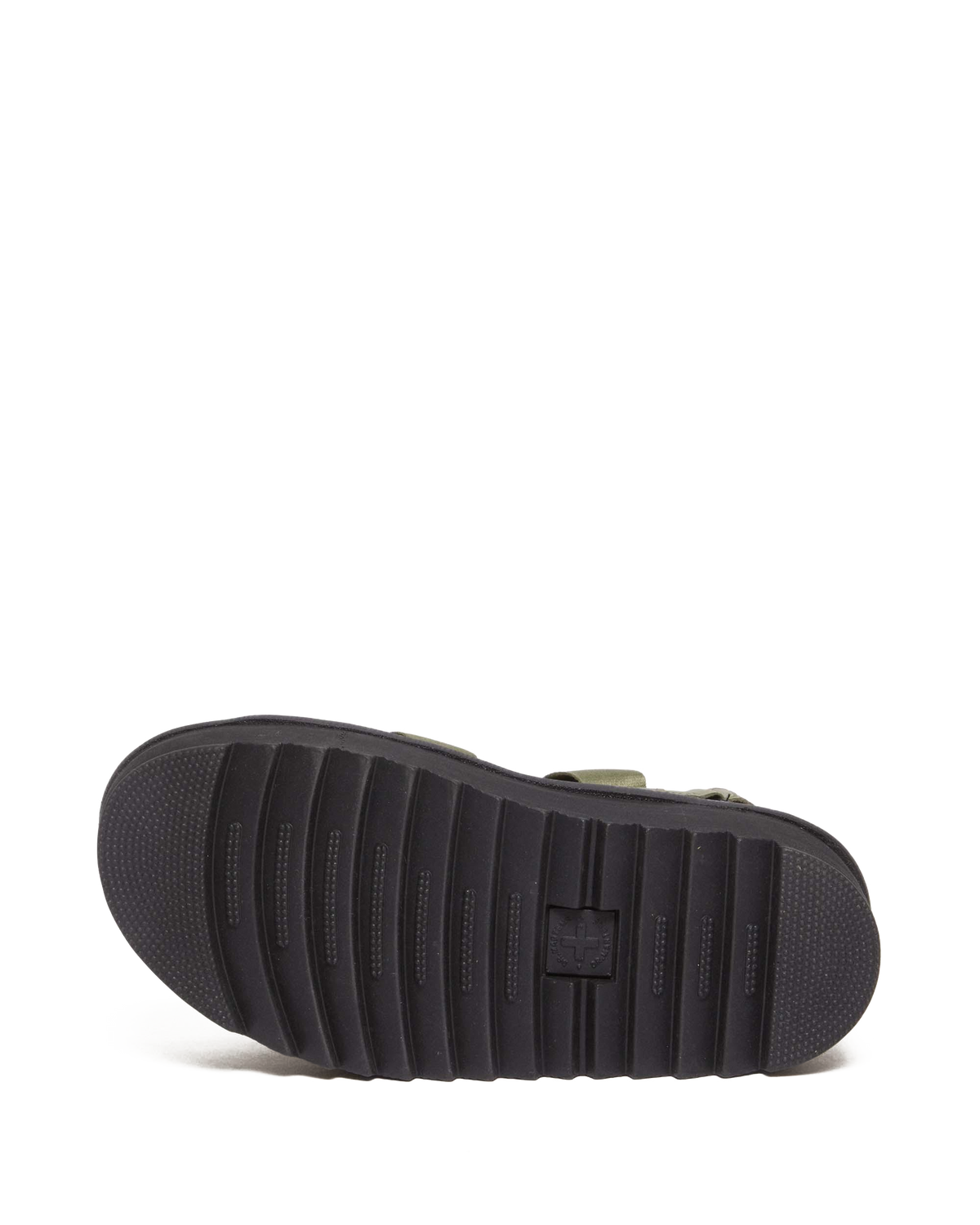 Kimber II Athena leather strap sandals in Olive