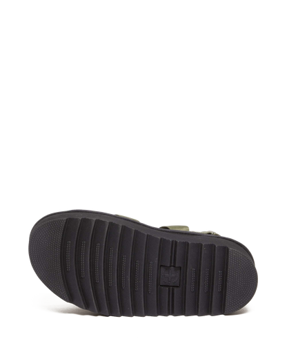 Kimber II Athena leather strap sandals in Olive