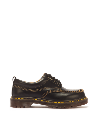 Lowell Leather Moc Toe Shoes in Black