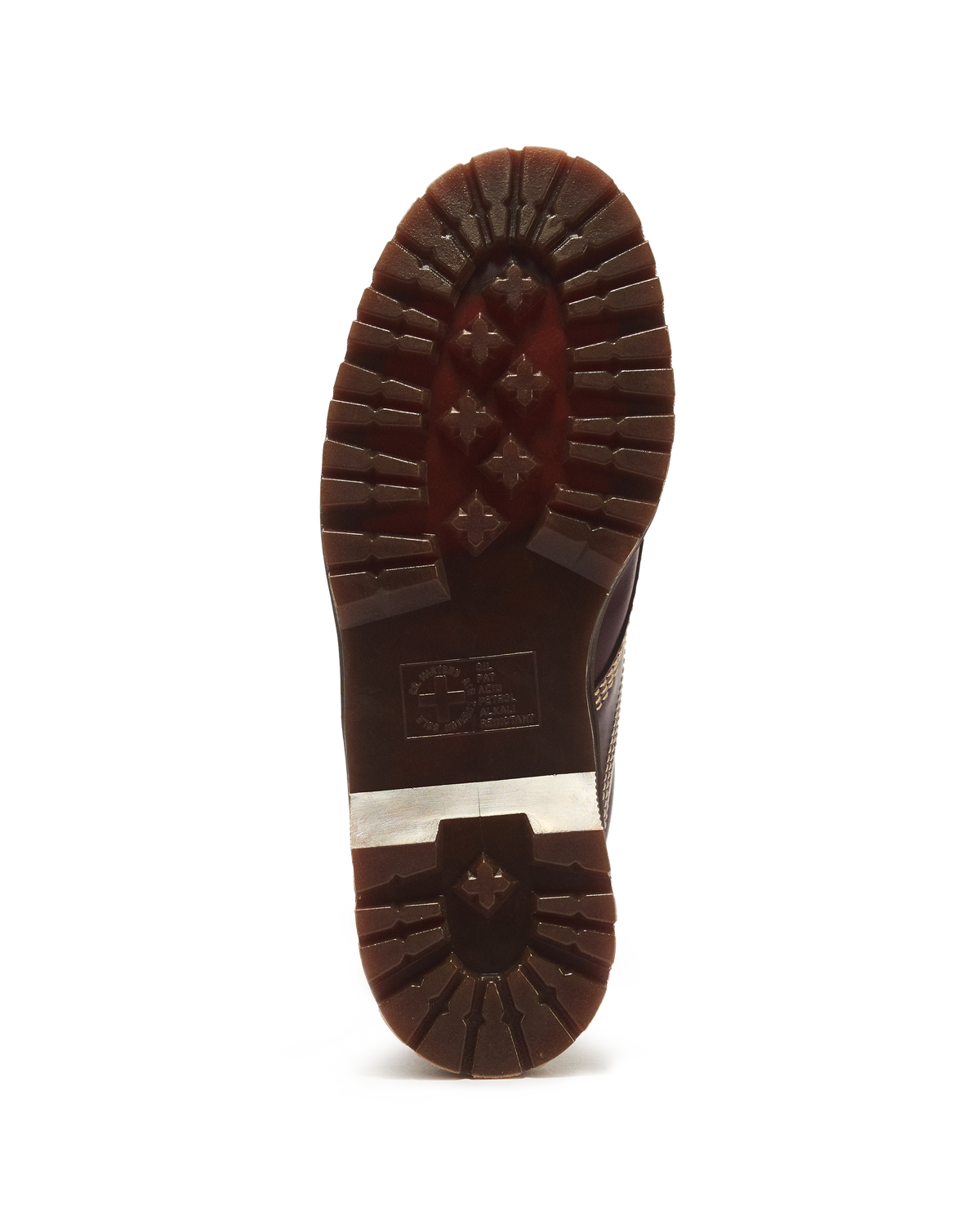 Lowell Leather Moc Toe Shoes in Cherry Red