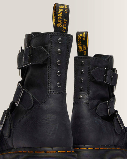 Jadon Boot Hinge Platforms in Black