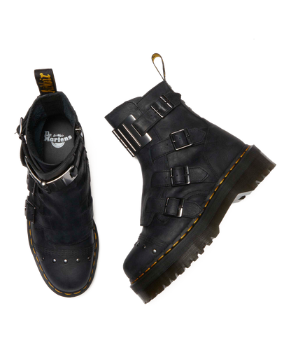 Jadon Boot Hinge Platforms in Black