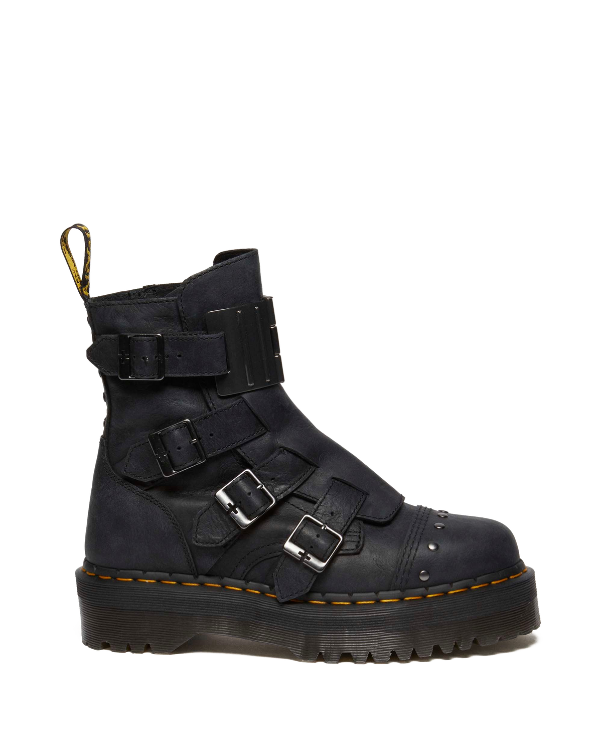 Jadon Boot Hinge Platforms in Black