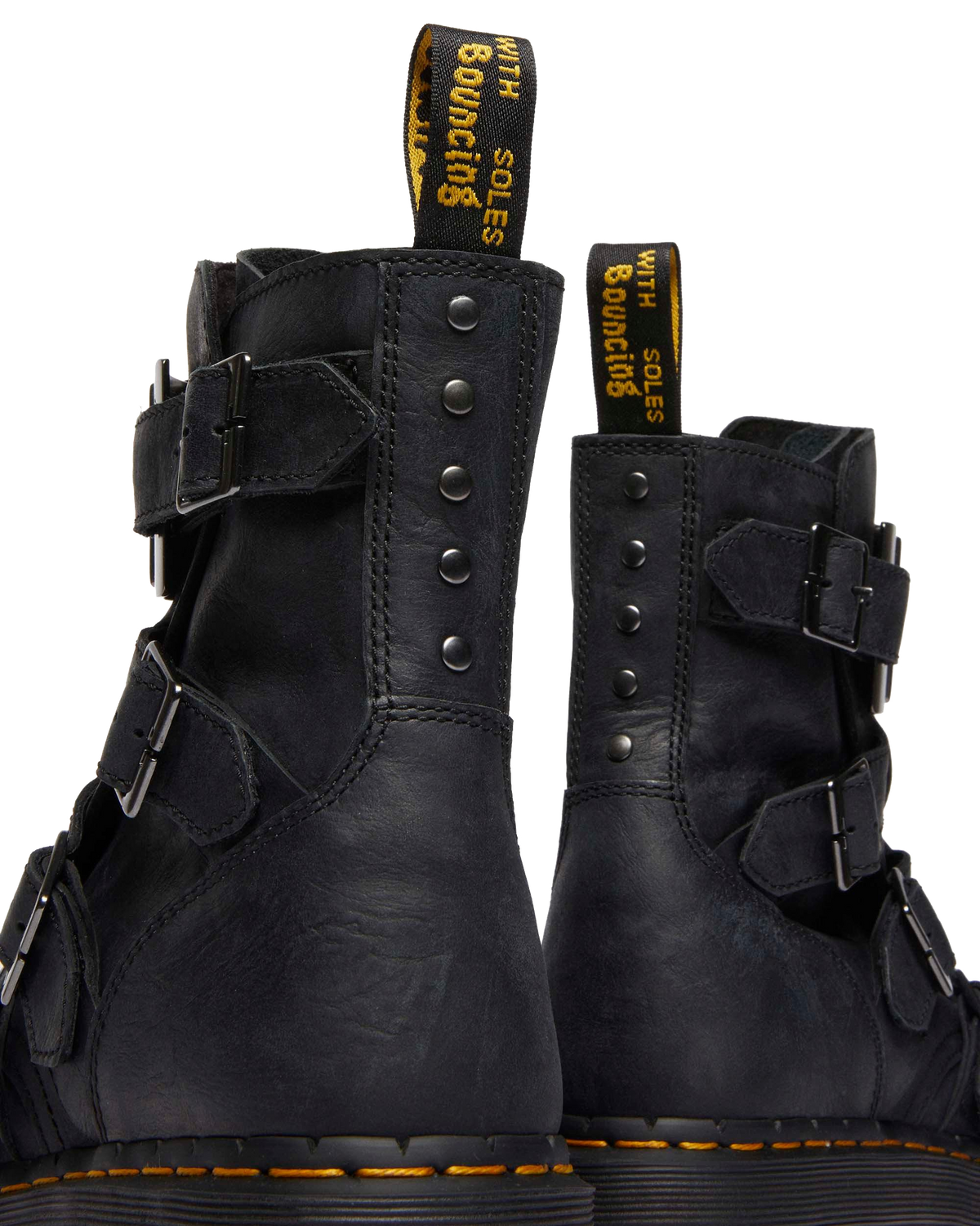 Jadon Boot Hinge Platforms in Black