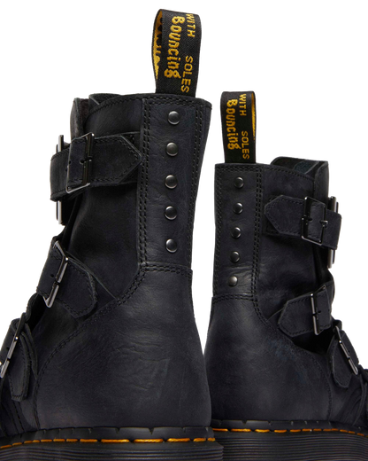 Jadon Boot Hinge Platforms in Black
