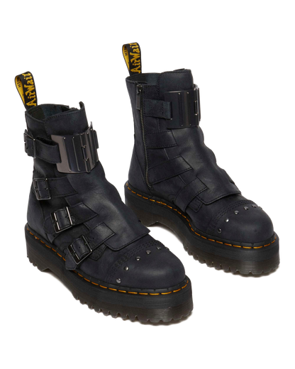 Jadon Boot Hinge Platforms in Black