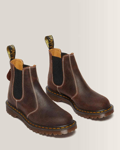 2976 Made in England Wax Commander Chelsea Boots in Brown