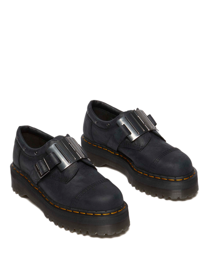 8053 Quad Hinge Platform Causal Shoes in Black