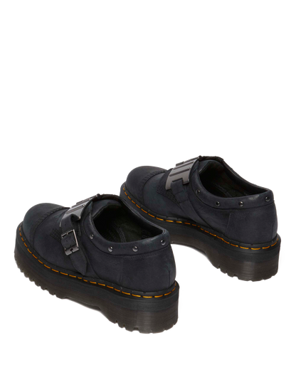 8053 Quad Hinge Platform Causal Shoes in Black