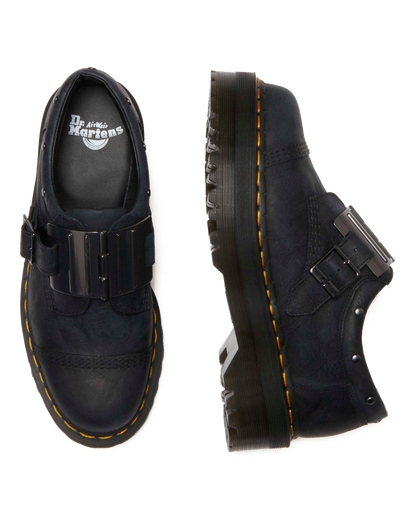 8053 Quad Hinge Platform Causal Shoes in Black