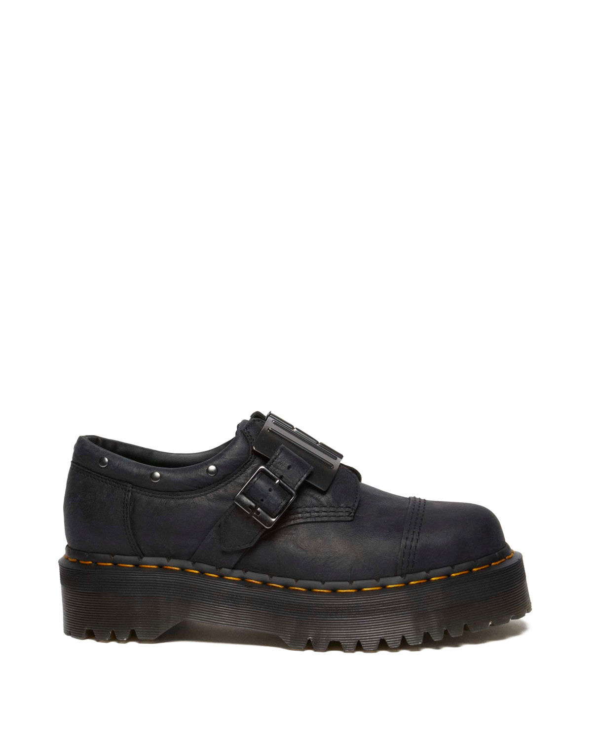 8053 Quad Hinge Platform Causal Shoes in Black