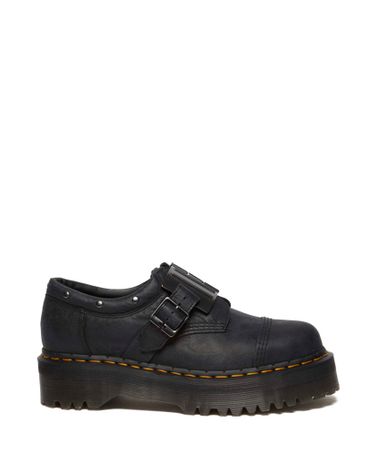 8053 Quad Hinge Platform Causal Shoes in Black