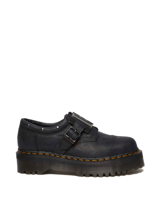 8053 Quad Hinge Platform Causal Shoes in Black