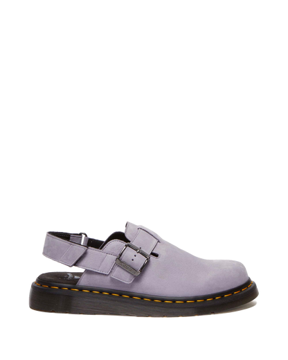 Jorge Ii  Soft Leather Slingback Mule in Purple
