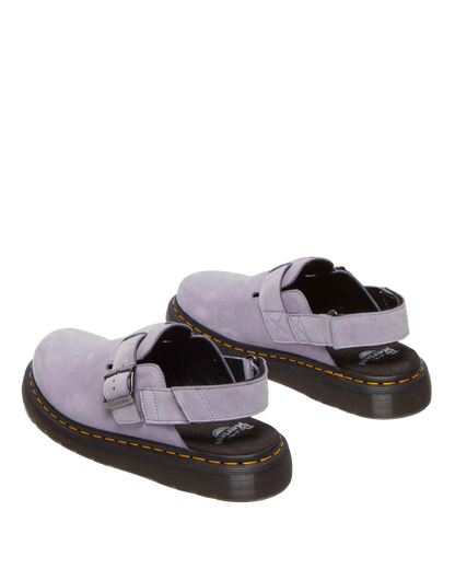 Jorge Ii  Soft Leather Slingback Mule in Purple