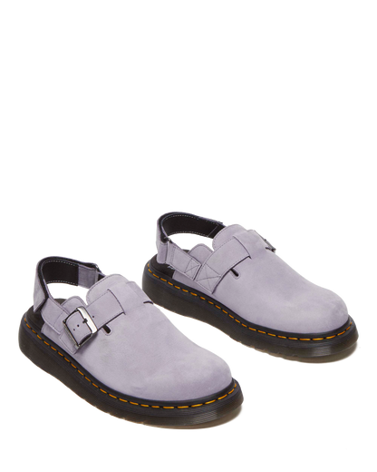 Jorge Ii  Soft Leather Slingback Mule in Purple