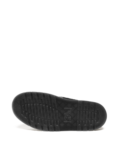 Jorge II Hairy Suede Slingback Mule in Grey+Black