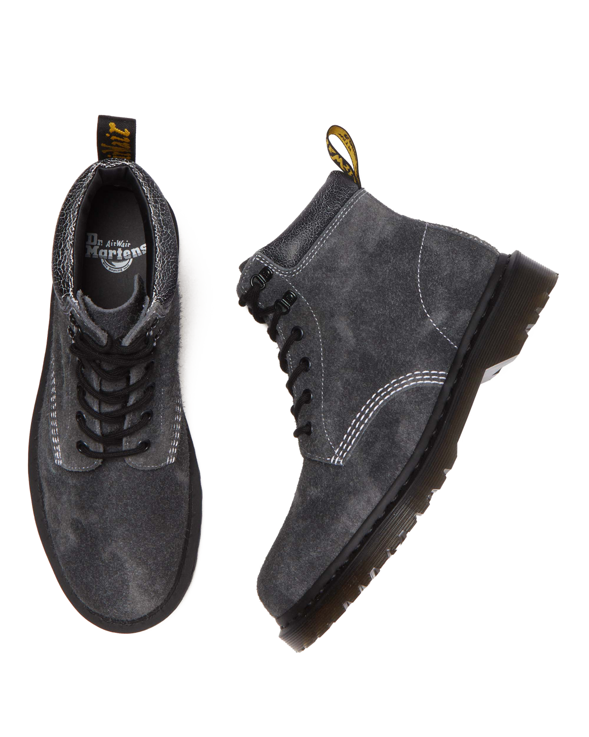 939 Stonewashed Suede Lace Up Boots