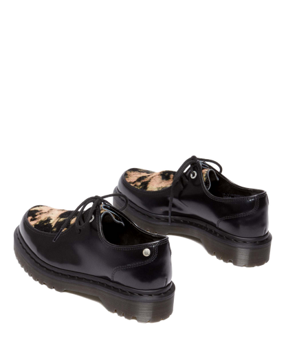 Zeffir 3i Bex Buttero Hair On Shoes in Black+Beige