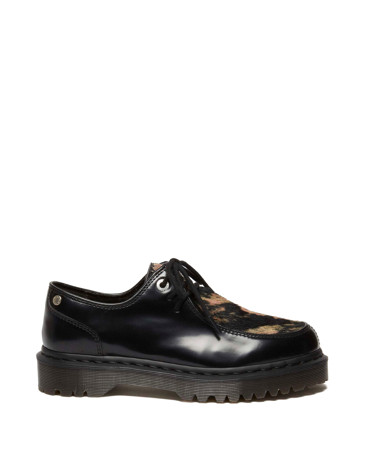Zeffir 3i Bex Buttero Hair On Shoes in Black+Beige