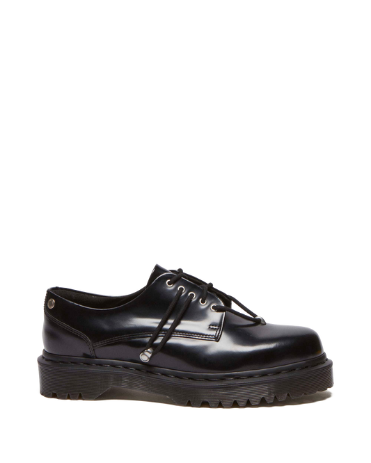 Zeffir 5i Buttero Leather Shoes in Black Buttero