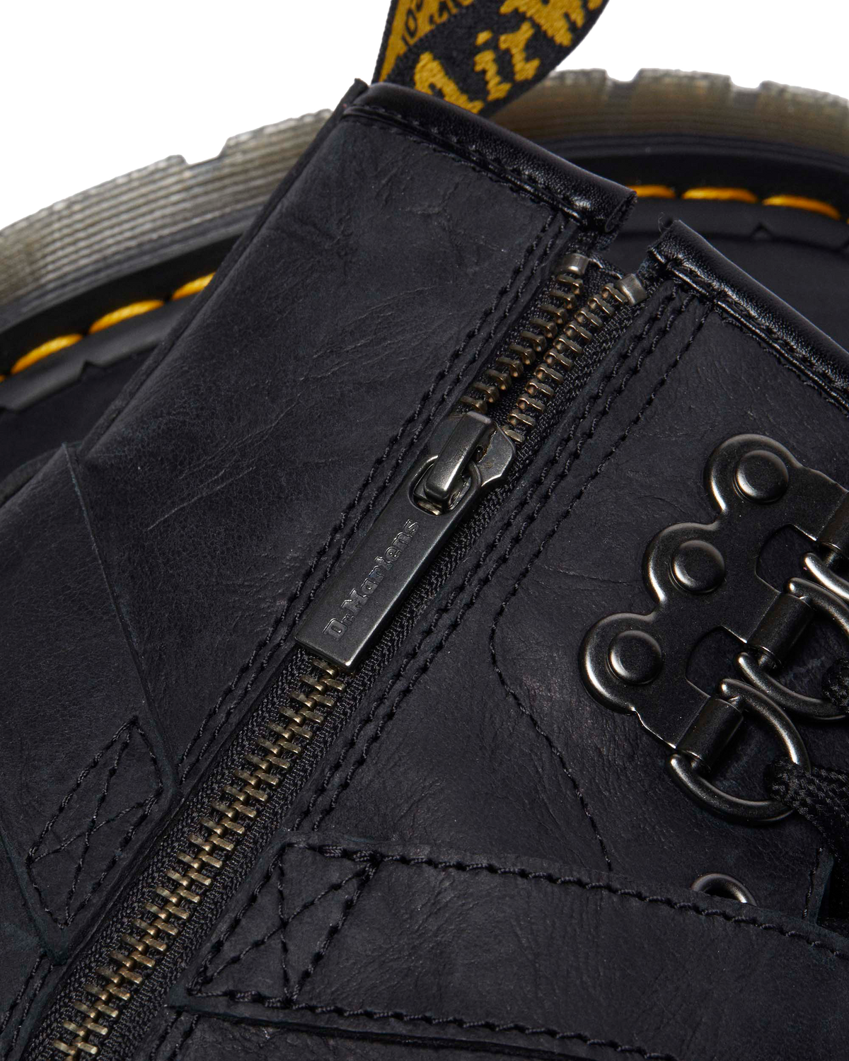 1460 Hardware Antique Leather Lace Up Boots in Black