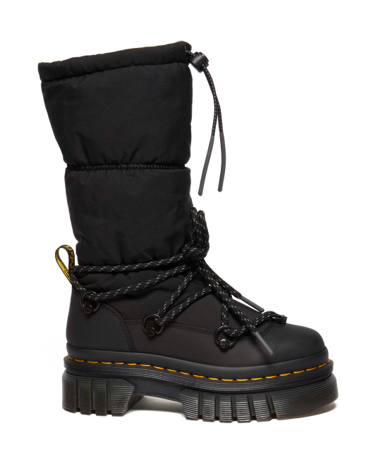 Audrick Hi Puffer Boots in Black