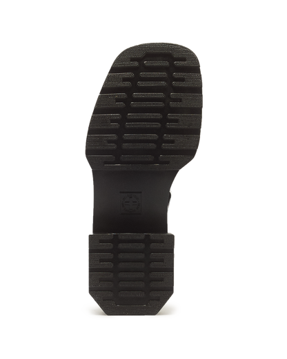 Maybole Square Toe Mary Jane Shoes in Black