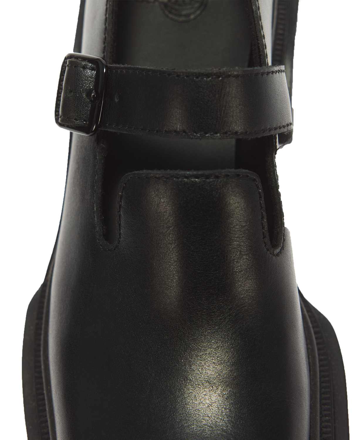 Maybole Square Toe Mary Jane Shoes in Black