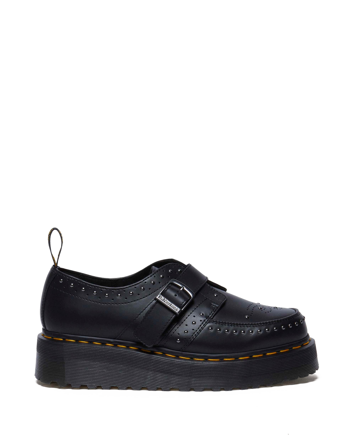 Ramsey Quad Stud Platform Creepers in Black