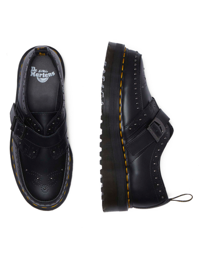 Ramsey Quad Stud Platform Creepers in Black