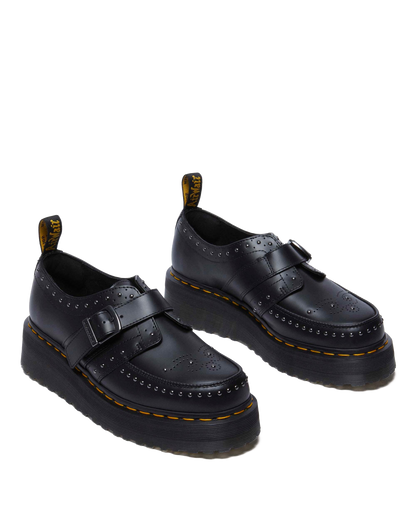 Ramsey Quad Stud Platform Creepers in Black