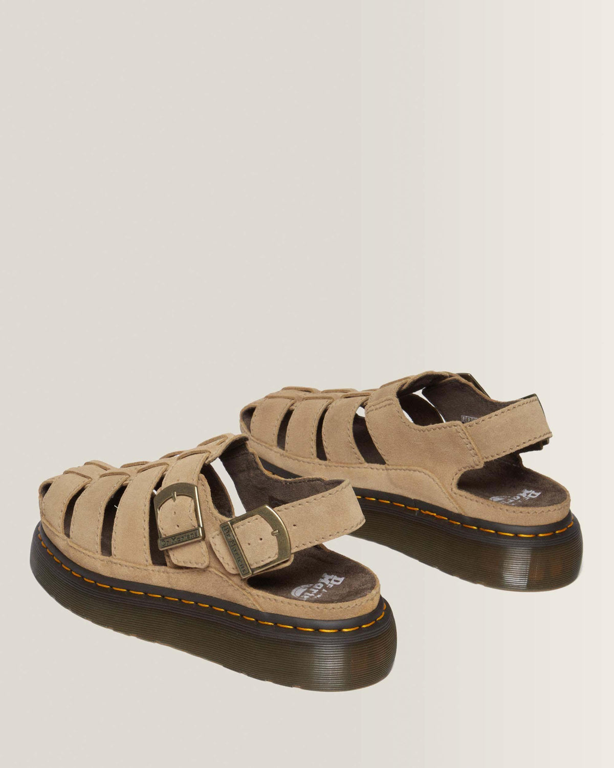 Wrenlie Bronx Suede Fisherman Sandals in Savannah Tan