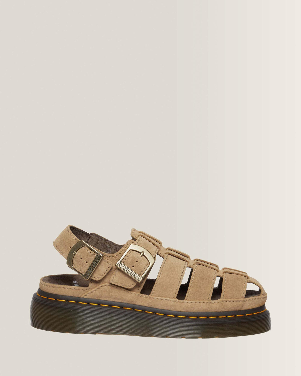 Wrenlie Bronx Suede Fisherman Sandals in Savannah Tan